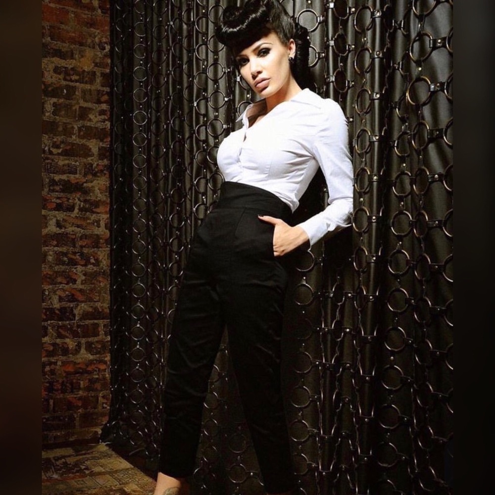 Pinup Girl Clothing Cigarette Pants